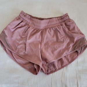 Mauve Dusty Pink/Rose Hotty Hot Lululemon Shorts